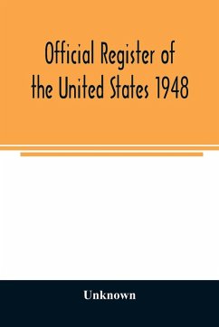 Cover Official Register of the United States 1948; Persons Occupying administrative and Supervisory Positions in the Legislative, Executive, and Judicial Branches of the Federal Government, and in the District of Columbia Government, as of May 1, 1948