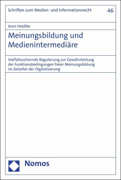 Cover Meinungsbildung und Medienintermediäre (eBook, PDF)