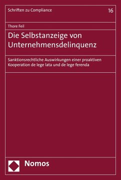 Cover Die Selbstanzeige von Unternehmensdelinquenz (eBook, PDF)