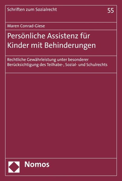 Persönliche Assistenz für Kinder mit Behinderungen (eBook, PDF) Persönliche Assistenz für Kinder mit Behinderungen (eBook, PDF)