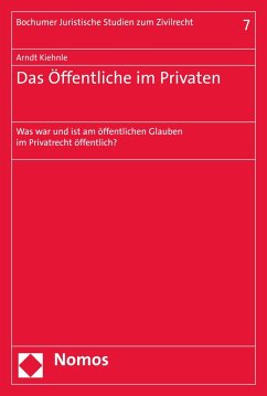 Das Öffentliche im Privaten (eBook, PDF) - Kiehnle, Arndt