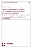 Internationales Gesellschaftsrecht der deutschen typenvermischten Personengesellschaften (eBook, PDF)