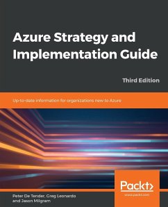 Azure Strategy and Implementation Guide - Third Edition - De Tender, Peter; Leonardo, Greg; Milgram, Jason
