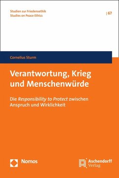 Verantwortung, Krieg und Menschenwürde (eBook, PDF) - Sturm, Cornelius