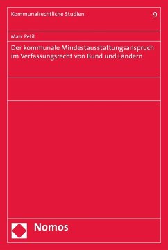 Cover Der kommunale Mindestausstattungsanspruch im Verfassungsrecht von Bund und Ländern (eBook, PDF)