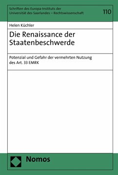 Cover Die Renaissance der Staatenbeschwerde (eBook, PDF)