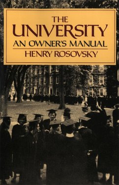 The University: An Owner's Manual (eBook, ePUB) - Rosovsky, Henry