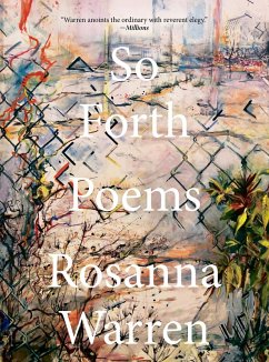 So Forth: Poems (eBook, ePUB) - Warren, Rosanna