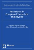 Researches in European Private Law and Beyond (eBook, PDF)