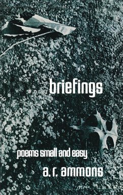 Briefings: Poems Small and Easy (eBook, ePUB) - Ammons, A. R.