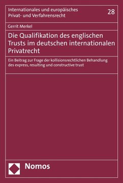 Cover Die Qualifikation des englischen Trusts im deutschen internationalen Privatrecht (eBook, PDF)