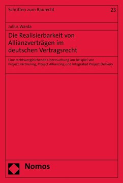 Die Realisierbarkeit von Allianzverträgen im deutschen Vertragsrecht (eBook, PDF) - Warda, Julius