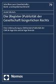 Die (Register-)Publizität der Gesellschaft bürgerlichen Rechts (eBook, PDF)