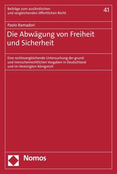 Die Abwägung von Freiheit und Sicherheit (eBook, PDF) - Ramadori, Paolo