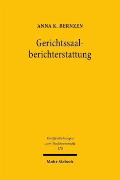 Gerichtssaalberichterstattung (eBook, PDF) - Bernzen, Anna K.