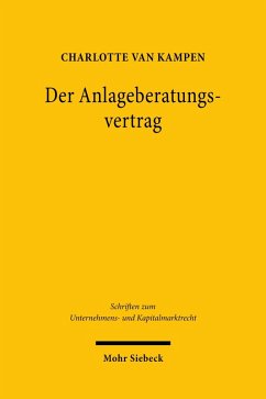 Cover Der Anlageberatungsvertrag (eBook, PDF)