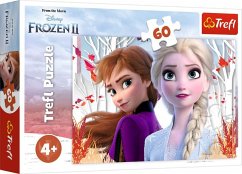 Trefl 17333 - Disney, Frozen 2, Zauberhafte Welt von Elsa und Anna, Puzzle, 60 Teile