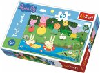 Trefl 17326 - Peppa Pig, Urlaubsspaß, Puzzle, 60 Teile