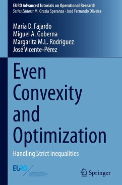 Even Convexity and Optimization - Fajardo, María D.;Goberna, Miguel A.;Rodríguez, Margarita M.L.