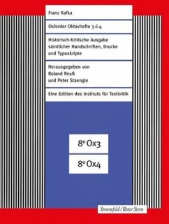Oxforder Oktavhefte 3 & 4, 3 Teile - Kafka, Franz