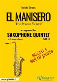 Saxophone Quintet "El Manisero" score & parts (eBook, PDF)