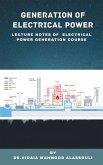 Generation of Electrical Power (eBook, ePUB)