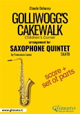 Golliwogg's Cakewalk - Saxophone Quintet score & parts (fixed-layout eBook, ePUB)