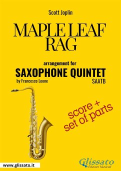 Maple Leaf Rag - Saxophone Quintet score & parts (fixed-layout eBook, ePUB) - Joplin, Scott