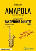 Amapola - Flexible Saxophone Quintet score & parts (fixed-layout eBook, ePUB)