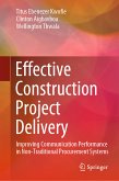 Effective Construction Project Delivery (eBook, PDF)