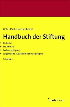 Cover Handbuch der Stiftung (eBook, PDF)