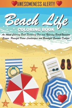 Beach Life Coloring Book - Adult Coloring Books