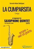 Saxophone Quintet "La Cumparsita" score & parts (eBook, PDF)