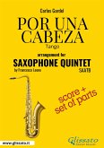 Saxophone Quintet &quote;Por una cabeza&quote; score & parts (eBook, PDF)
