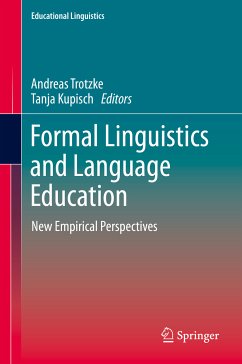 Formal Linguistics and Language Education (eBook, PDF)