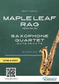 Saxophone sheet music for Quartet &quote;Maple Leaf Rag&quote; (score & parts) (eBook, ePUB)