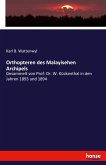 Orthopteren des Malayisehen Archipels