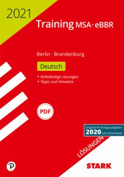 Cover STARK Lösungen zu Training MSA/eBBR 2021 - Deutsch - Berlin/Brandenburg; .