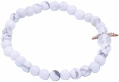 Edelsteinarmband Kinder Schutzengel, Howlith