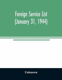 Foreign service list (January 31, 1944) - Unknown