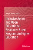 Inclusive Access and Open Educational Resources E-text Programs in Higher Education (eBook, PDF)