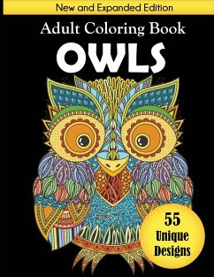 Owls Adult Coloring Book - Dylanna Press