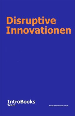 Cover Disruptive Innovationen (eBook, ePUB)