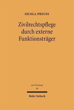 Cover Zivilrechtspflege durch externe Funktionsträger (eBook, PDF)