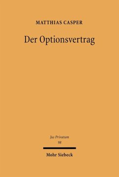 Der Optionsvertrag (eBook, PDF) - Casper, Matthias