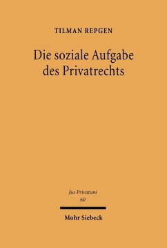 Cover Die soziale Aufgabe des Privatrechts (eBook, PDF)