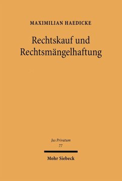 Cover Rechtskauf und Rechtsmängelhaftung (eBook, PDF)