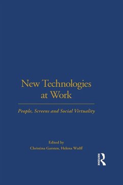 Cover New Technologies at Work (eBook, PDF)