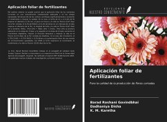 Aplicación foliar de fertilizantes - Govindbhai, Barad Roshani;Disha, Dadhaniya;Karetha, K. M.