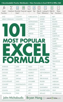 101 Most Popular Excel Formulas (101 Excel Series, #1) (eBook, ePUB) - Michaloudis, John; Hong, Bryan
